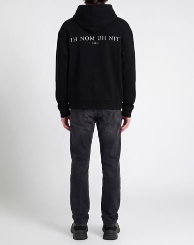 Man Sweatshirt Black Size L Cotton