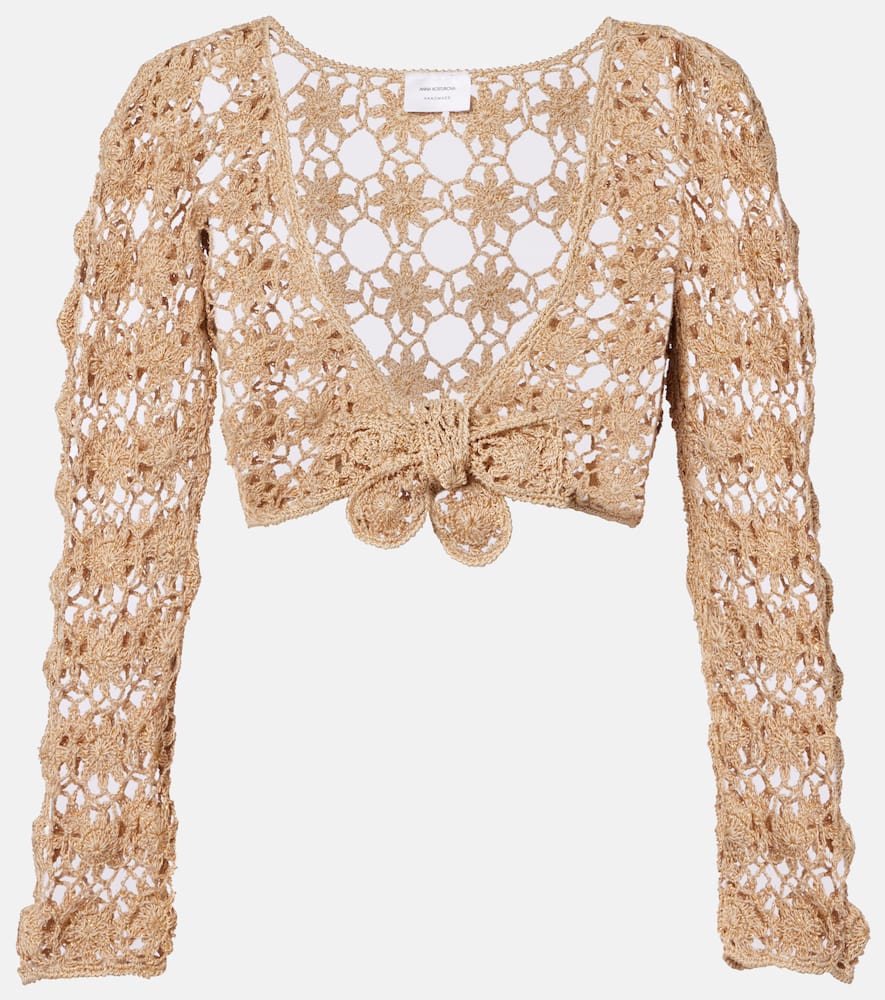 Bella Ballerina crochet cotton crop top