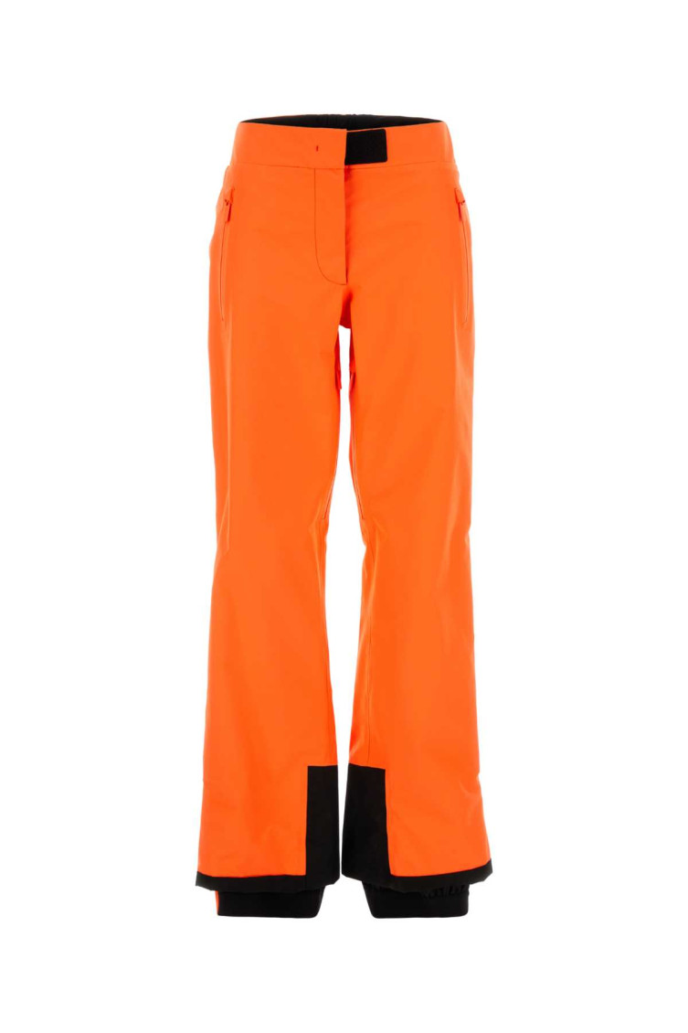 Orange GORE-TEX ski trousers