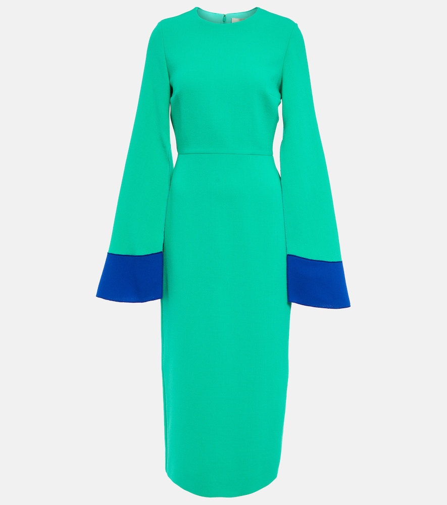 Wool midi dress