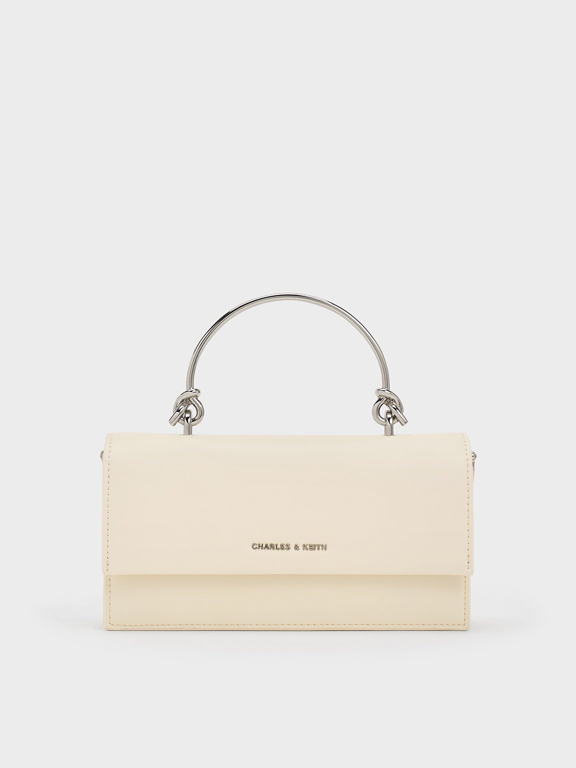 Charles & Keith - Kristine Sculptural-Handle Long Wallet