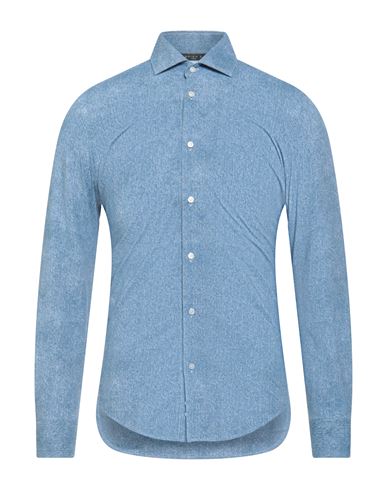 Man Shirt Blue Size 15 ¾ Polyamide, Elastane