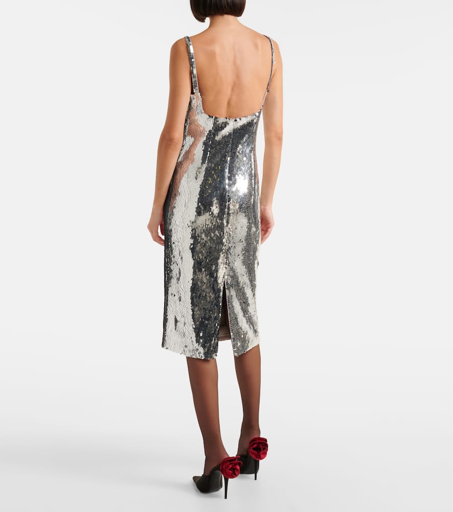 Sequined midi dress