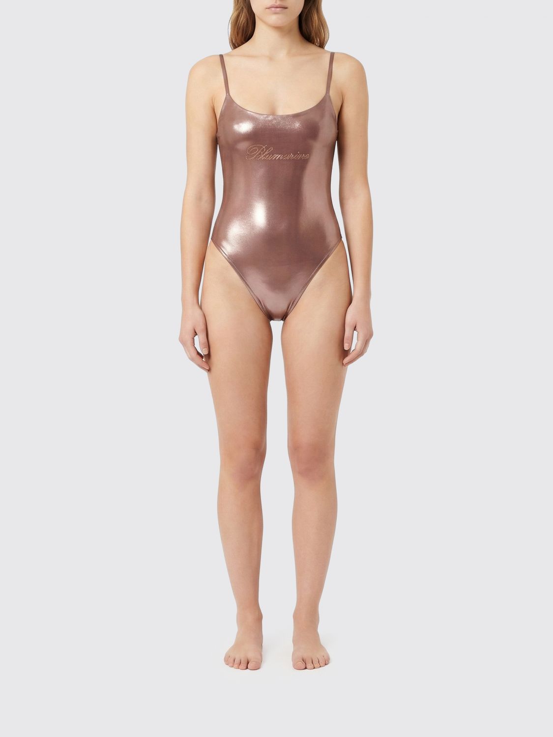 Swimsuit Woman color Walnut