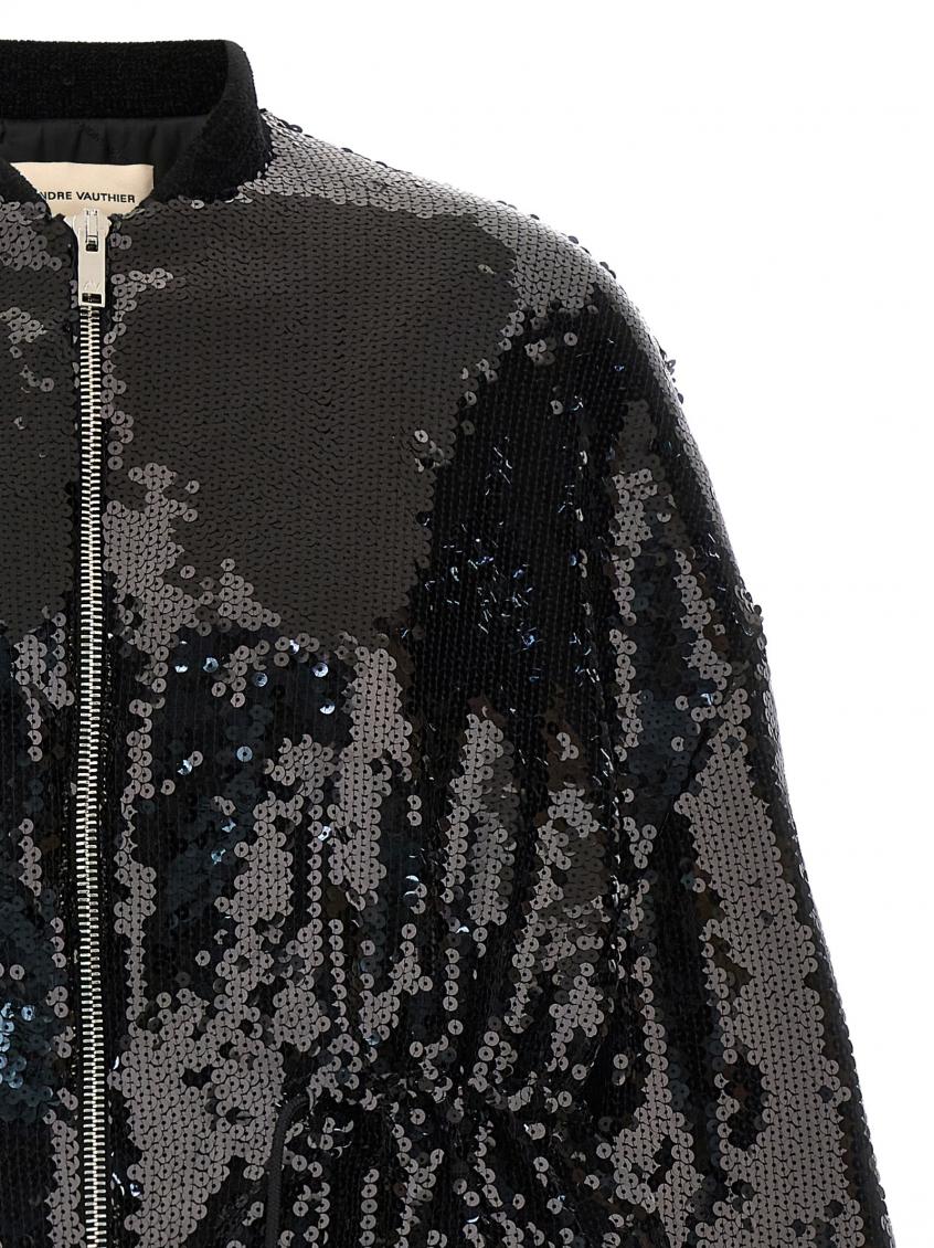 Sequin Bomber Jacket