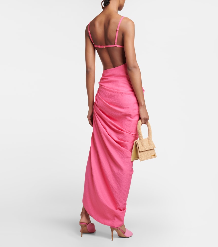 La Robe Saudade voile maxi dress