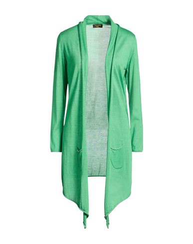Woman Cardigan Sage green Size 10 Recycled cashmere, Silk