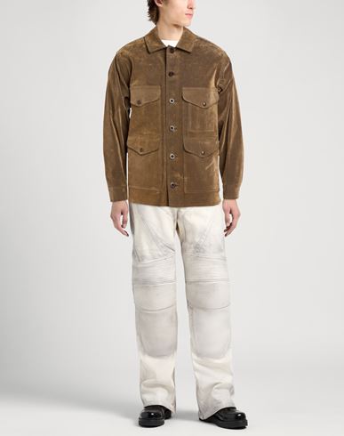 Junya Watanabe Comme Des Garçons Man Denim outerwear Brown Size L Cotton, Polyester, Polyurethane, Nylon