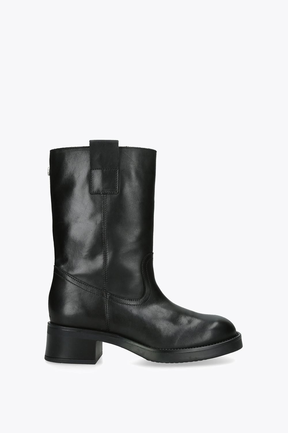 STEVE MADDEN Women's 'Benedict' Leather Boots in Black