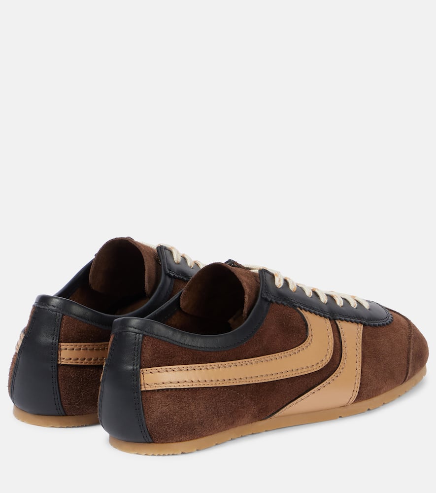 Dries Van Noten Leather and suede sneakers