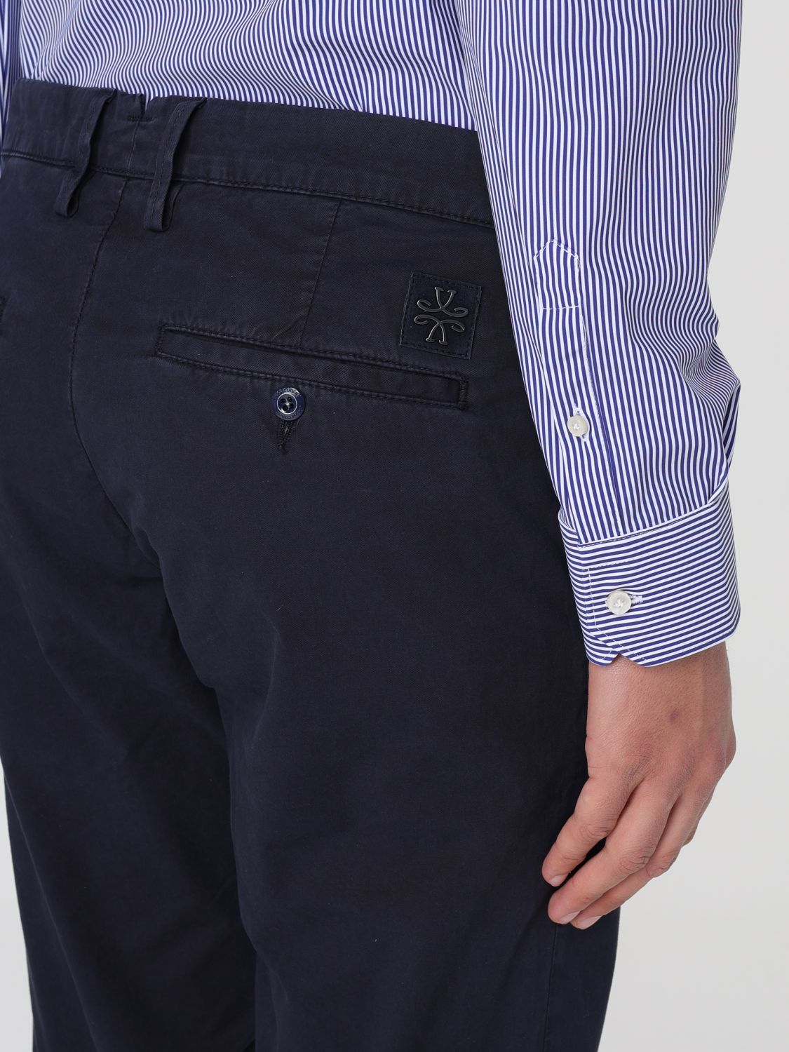 Pants Men color Denim