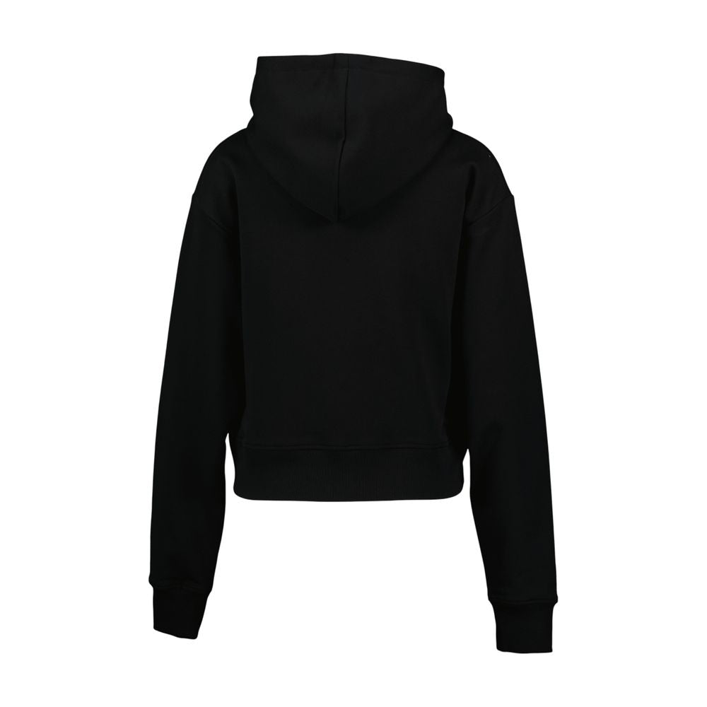 Cotton Hoodie — black