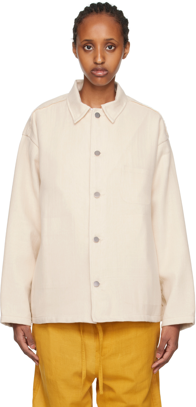 Off white cotton jacket