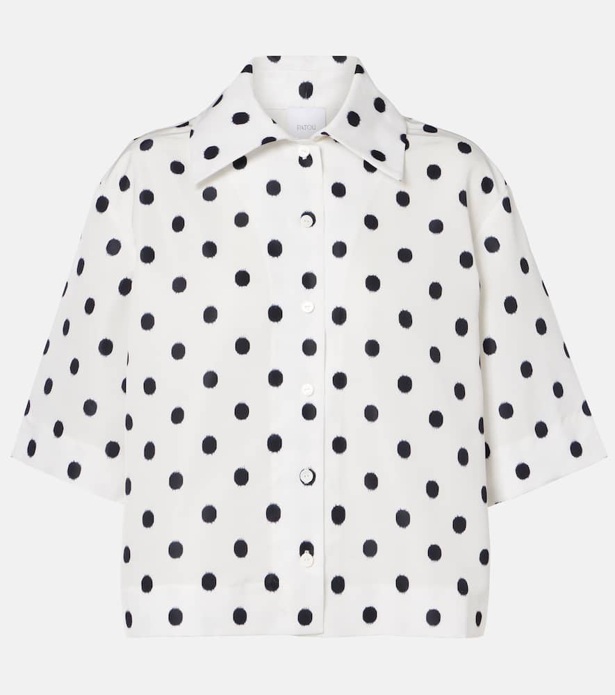 Polka-dot blouse