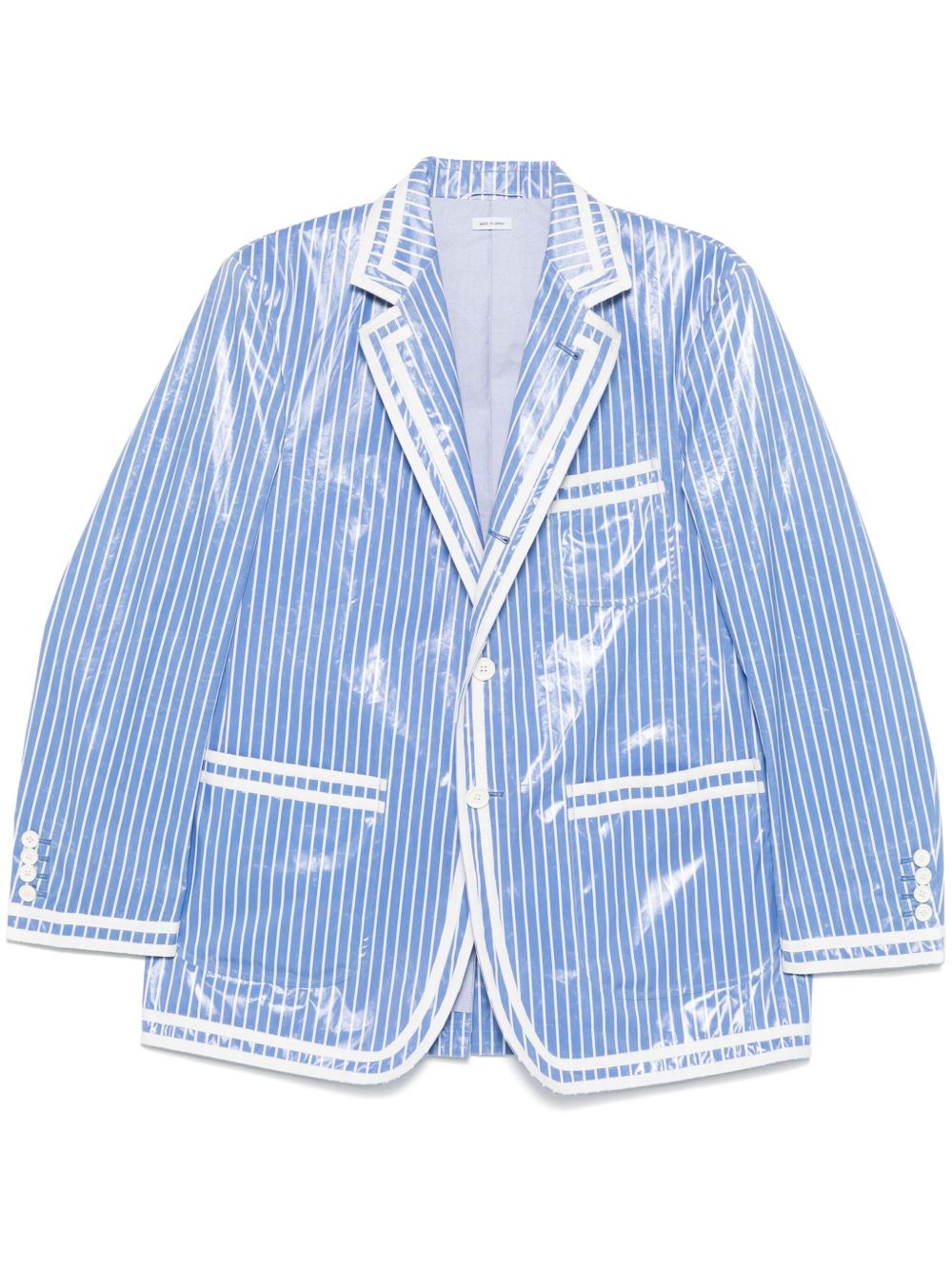 Striped blazer - Blue