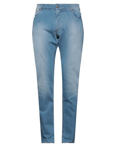 Man Jeans Blue Size 30 Cotton, Elastomultiester, Elastane