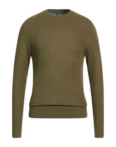Jeans Man Sweater Military green Size 3XL Acrylic, Nylon