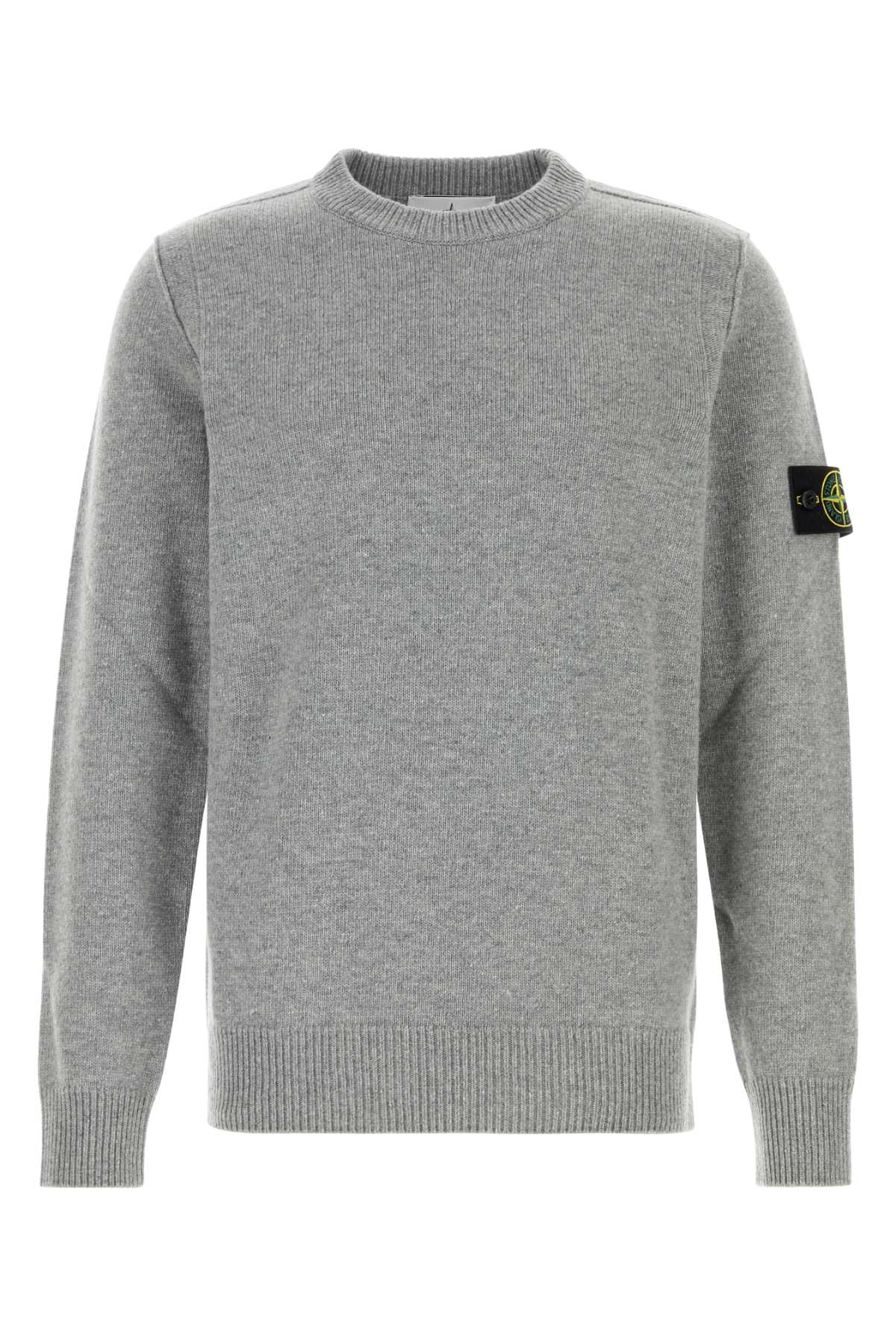 Crew Neck Sweater — Gray