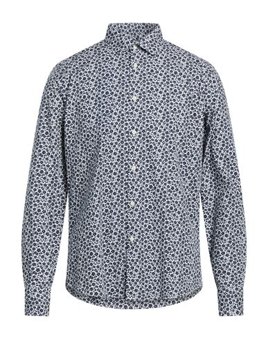 Man Shirt Navy Size 16 Cotton
