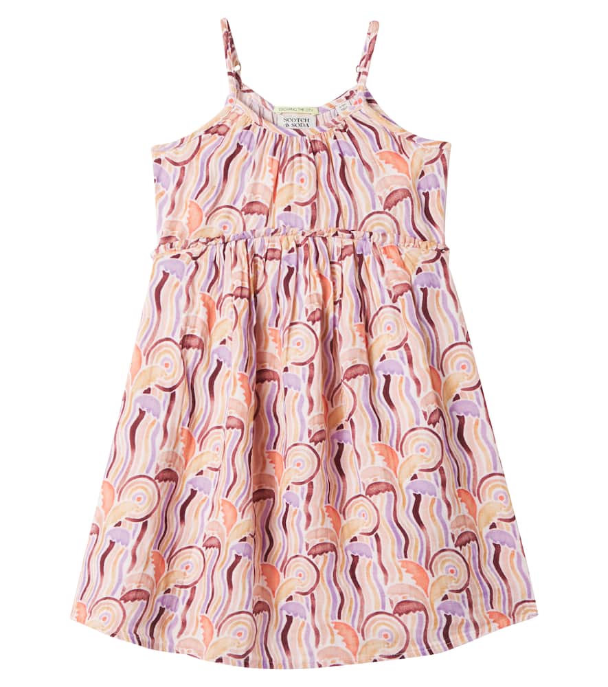 Scotch & Soda Kids Printed cotton dress