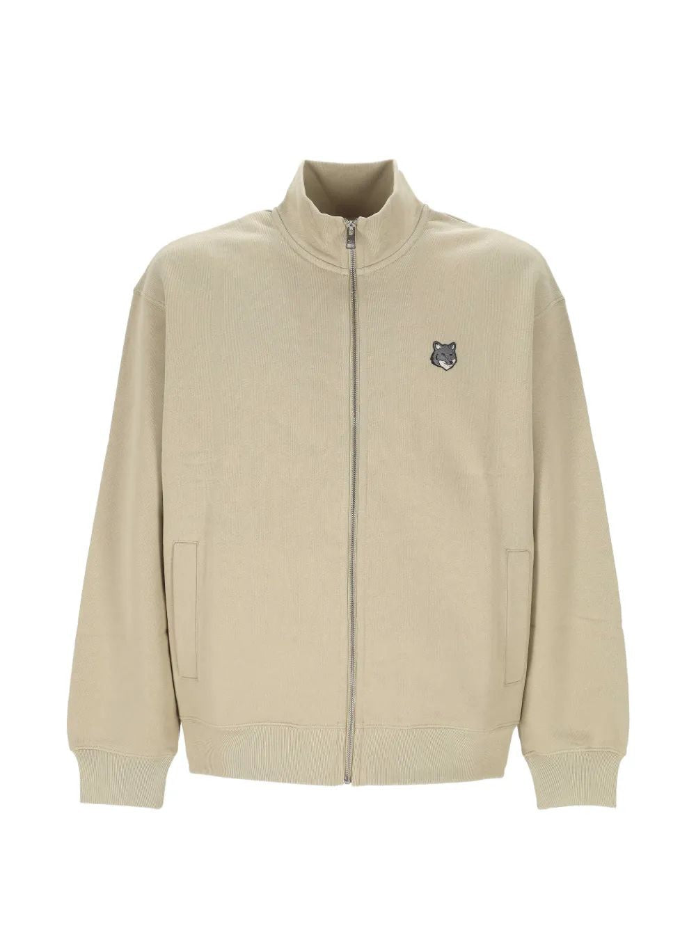 Maison Kitsuné Comfort Zip-Up Fox Graphic T-Shirt for Men