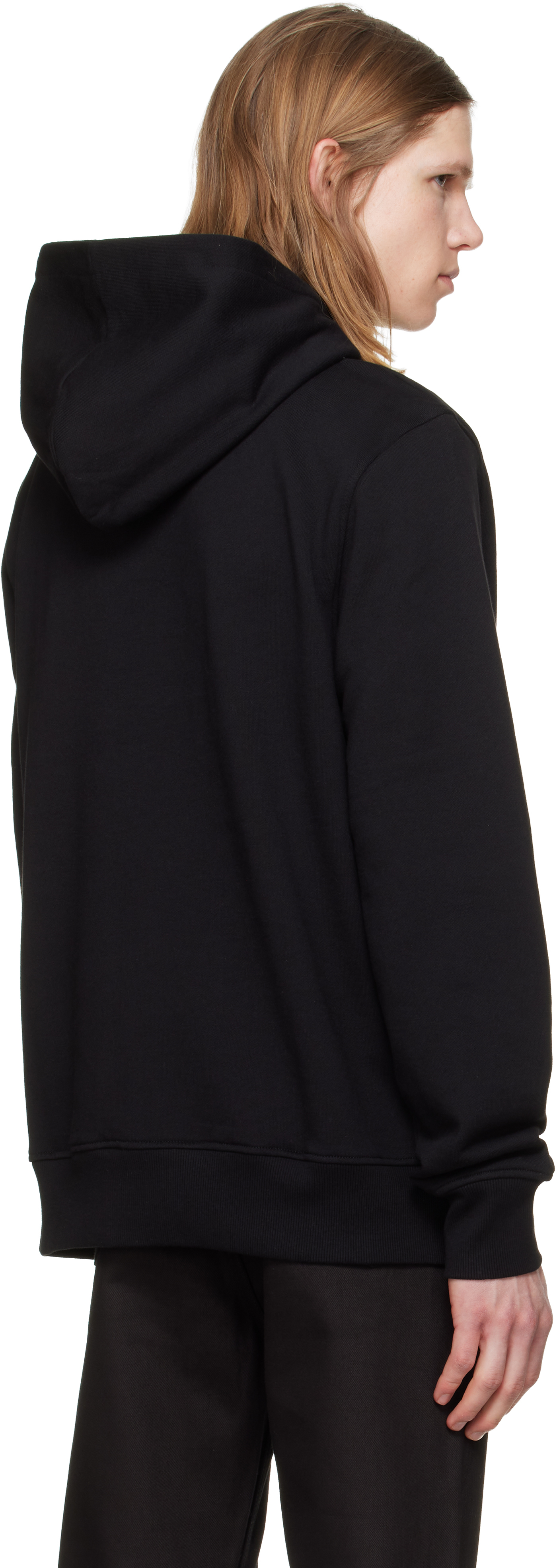 Black Stars Embroidery Hoodie