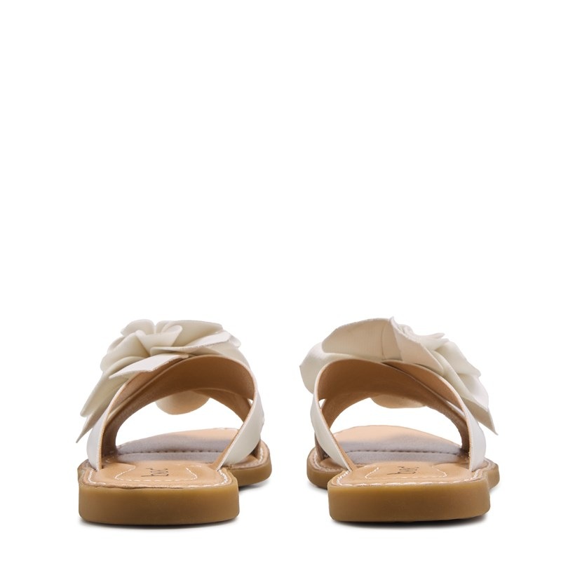 B. O.C. Women's Kasia Flat Sandals (White)