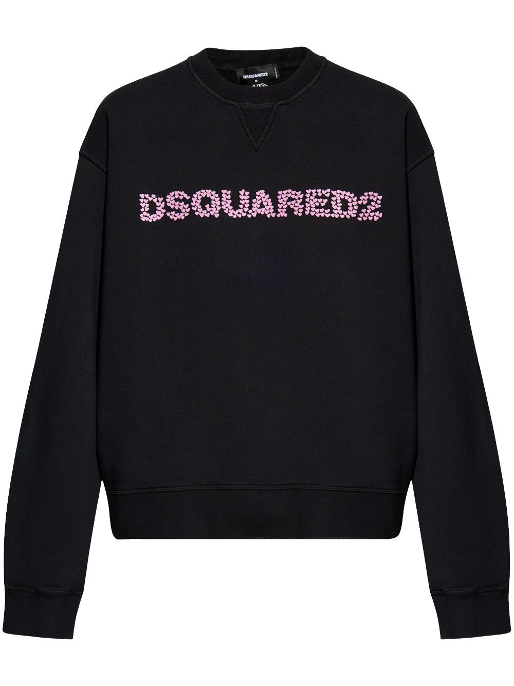 Logo-embroidered sweatshirt - Black