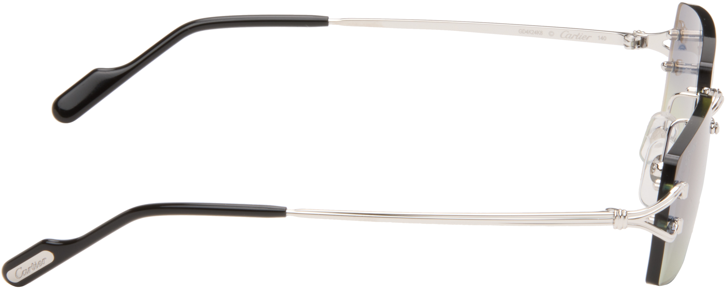 Silver Classic C Motif Sunglasses