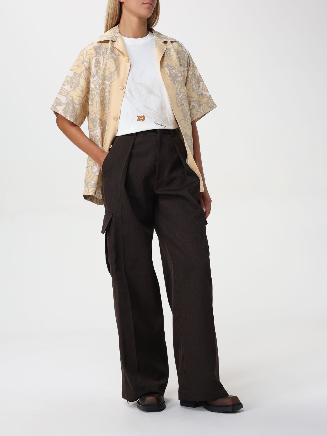 Ivy silk shirt - Neutrals