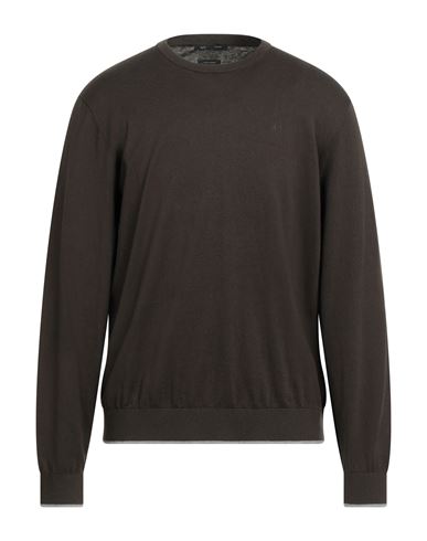 Man Sweater Military green Size XXL Cotton, Cashmere, Polyamide, Elastane
