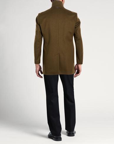 Man Coat Military green Size 38 Wool, Polyamide, Cashmere