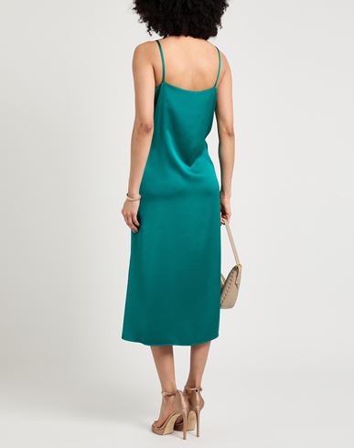 Seventy Venezia Woman Midi dress Emerald green Size 6 Polyester