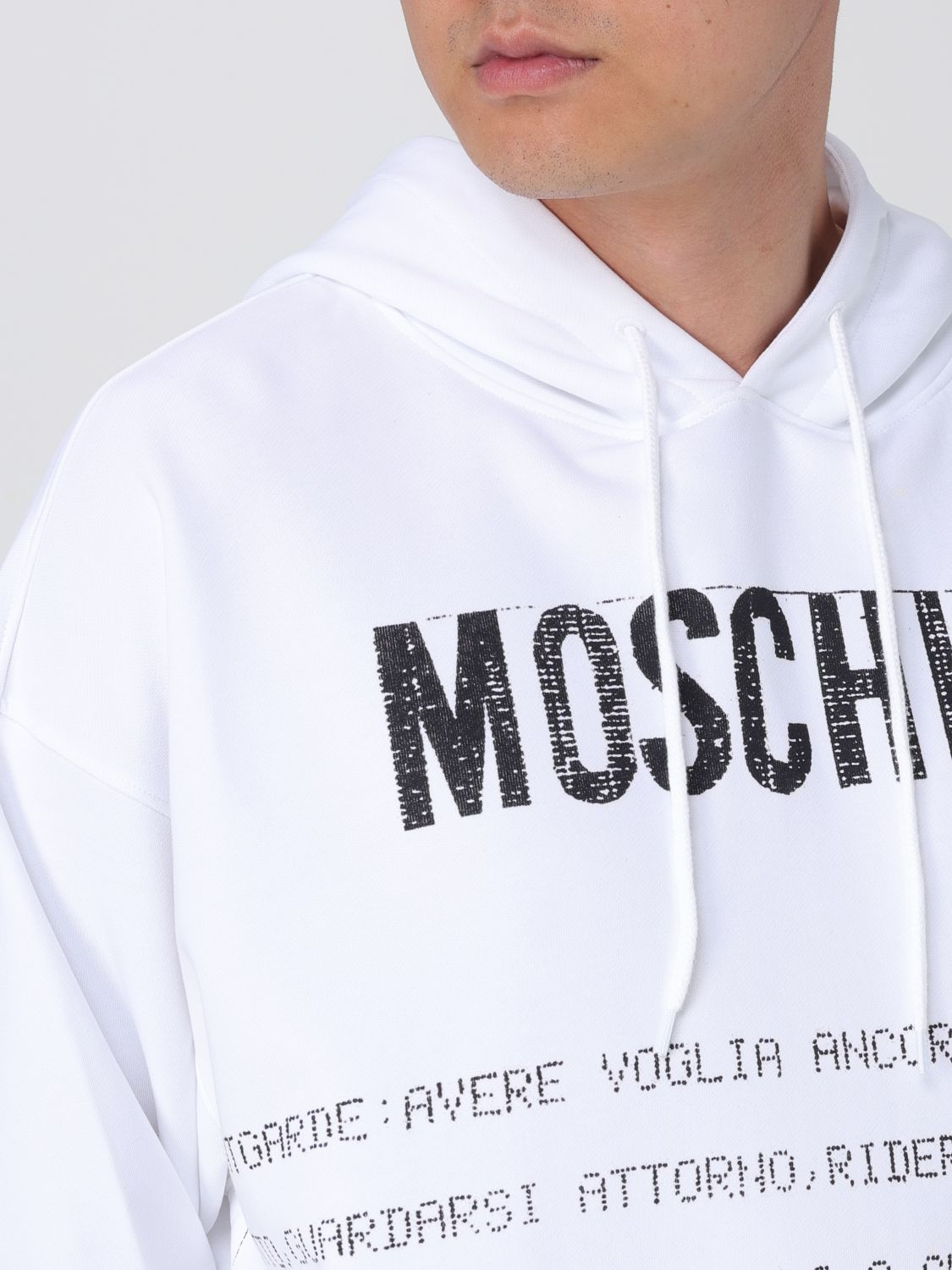 Sweatshirt MOSCHINO COUTURE Men color White