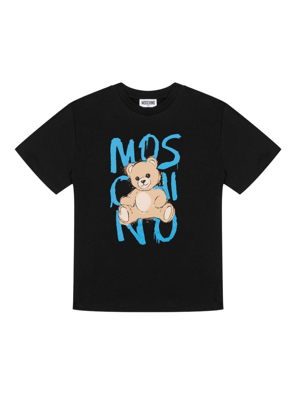 Teddy-bear graphic t-shirt - 60100 - nero