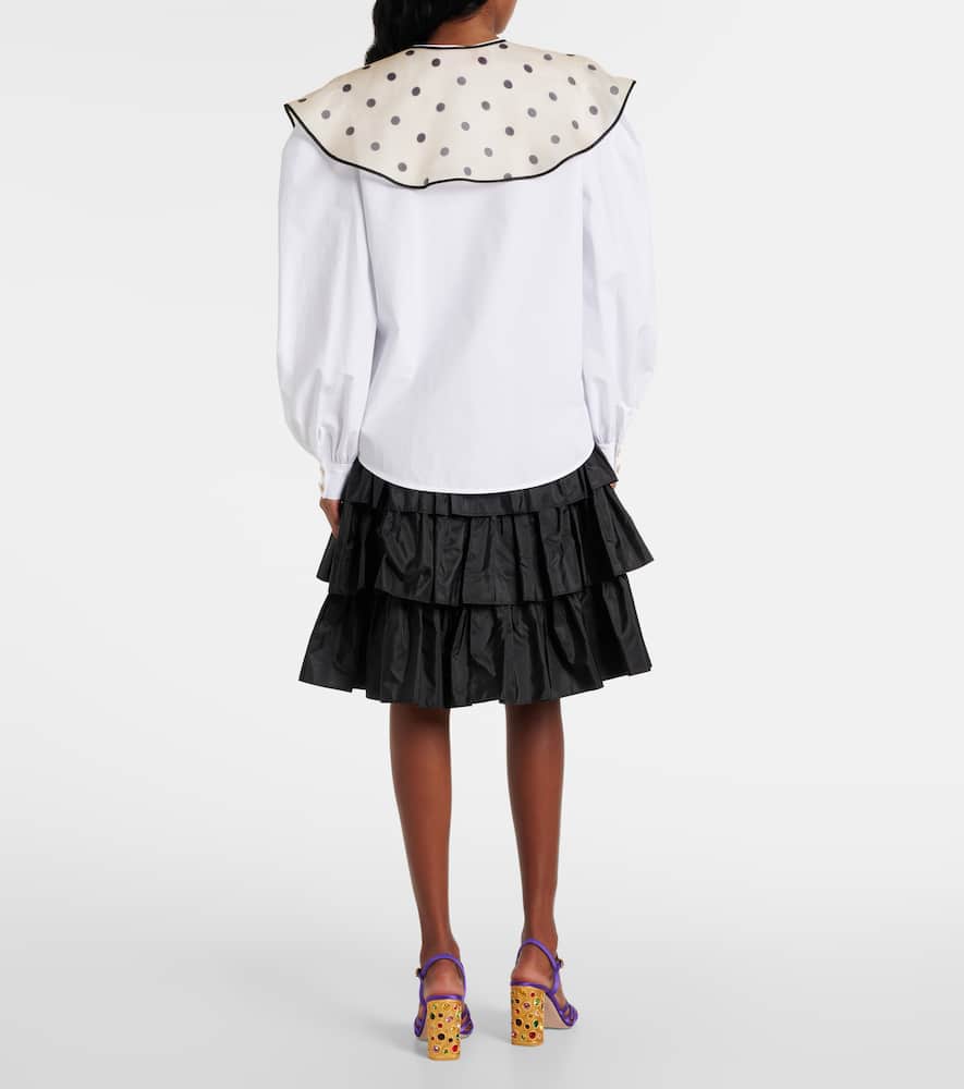 Cotton poplin shirt