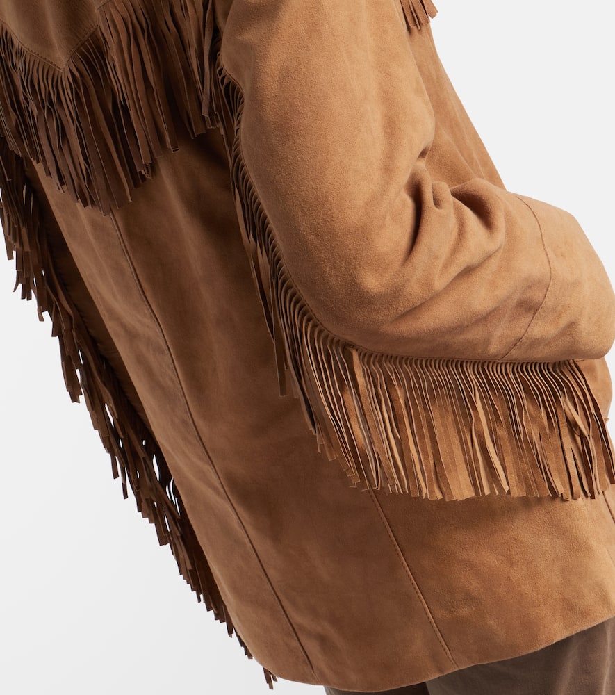 Fringed suede jacket