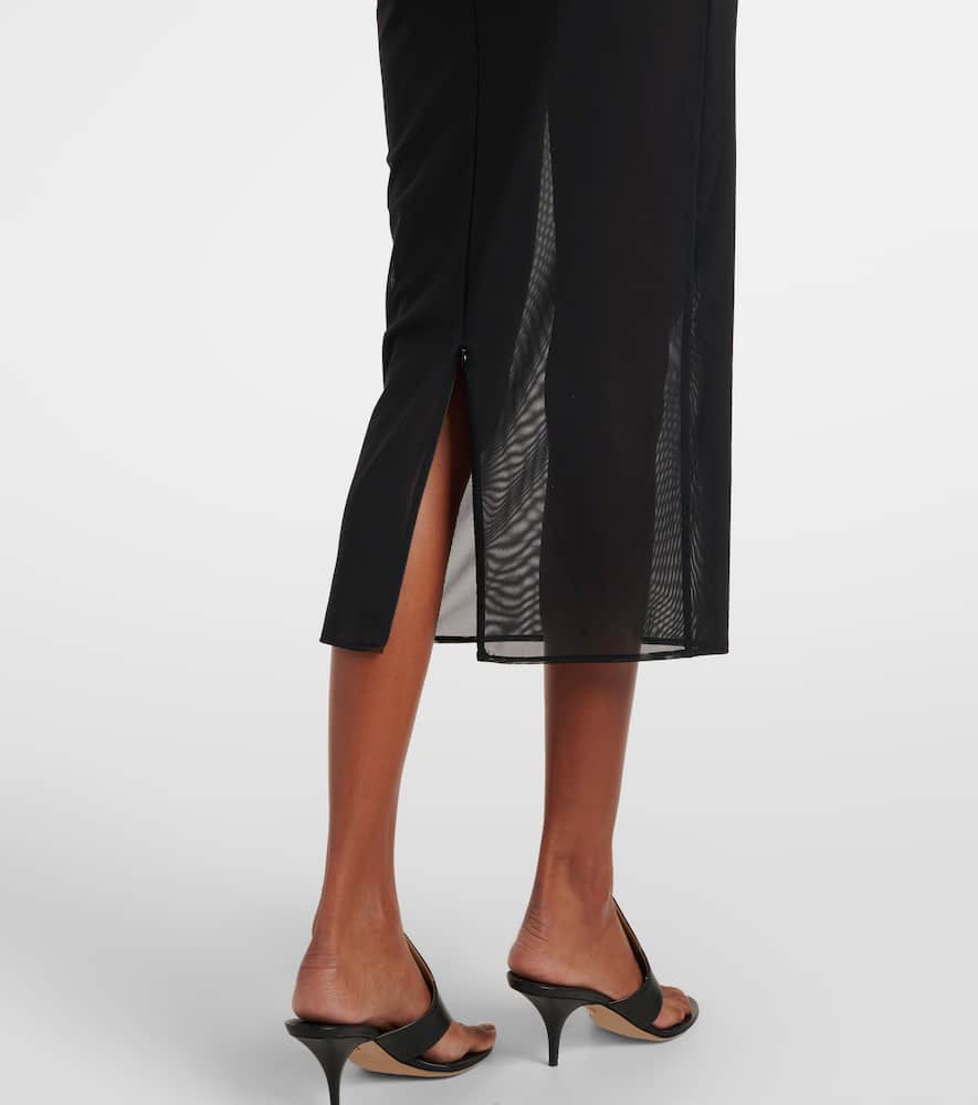 Sheer midi dress