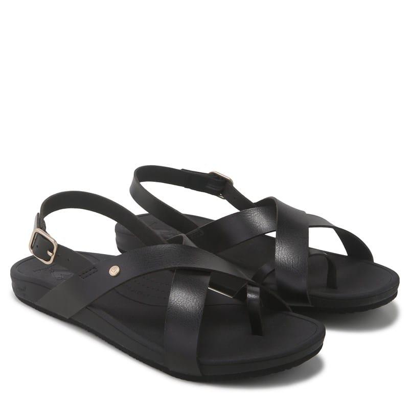 Women's Vista Malia Toe Loop Sandals (Black)