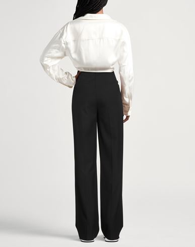 Woman Pants Black Size 6 Polyester, Viscose, Elastane