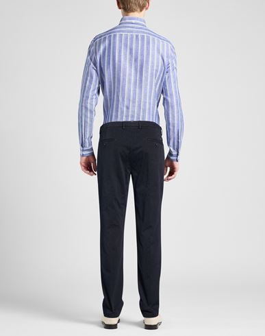 Man Pants Midnight blue Size 42 Cotton, Elastane