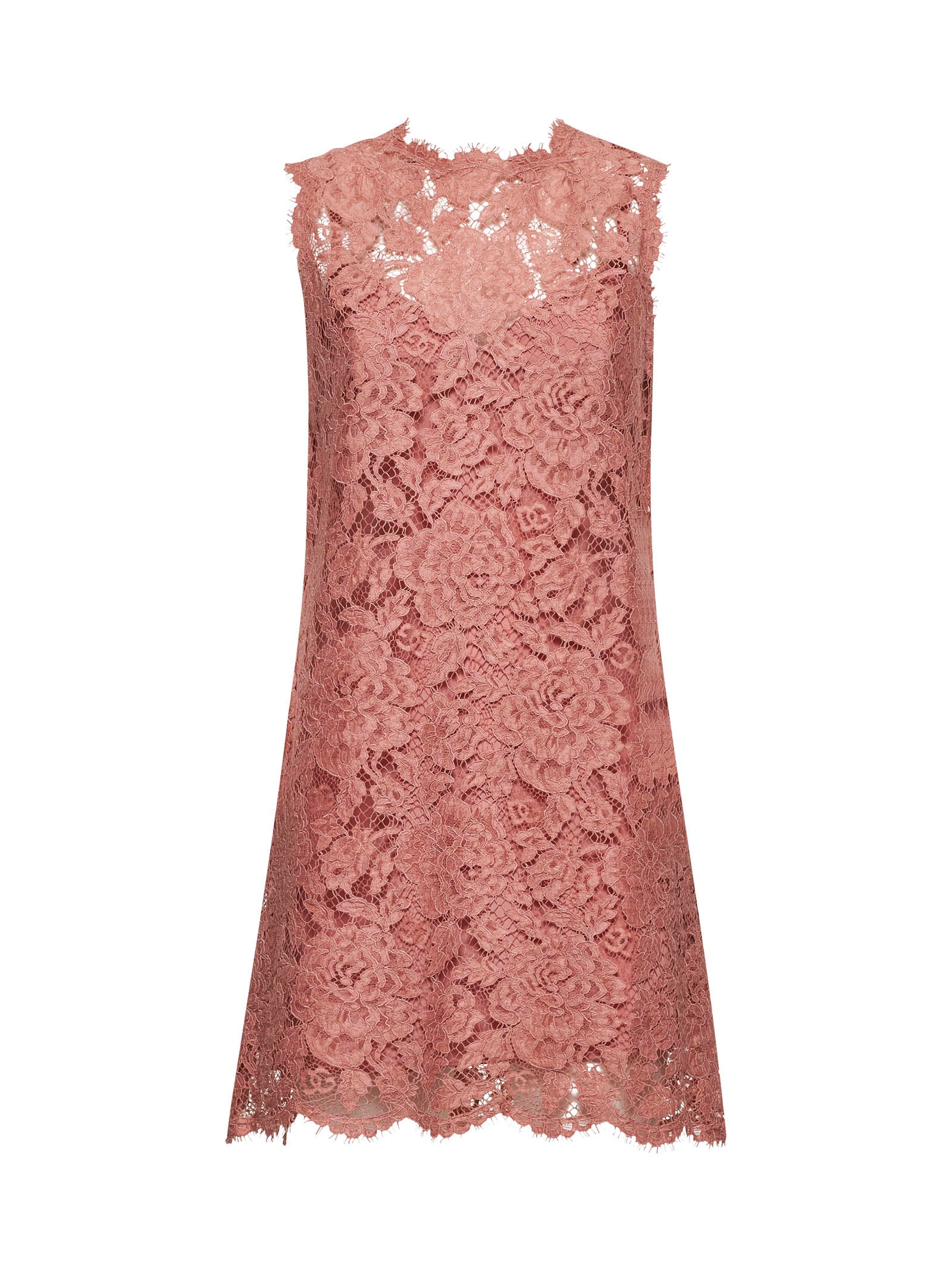 Dolce & Gabbana | DOLCE & GABBANA | Pink DG logo floral lace short dress| Women | 50 | Realry Dolce & Gabbana | DOLCE & GABBANA | Pink DG logo floral lace short dress| Women | 50 | Realry