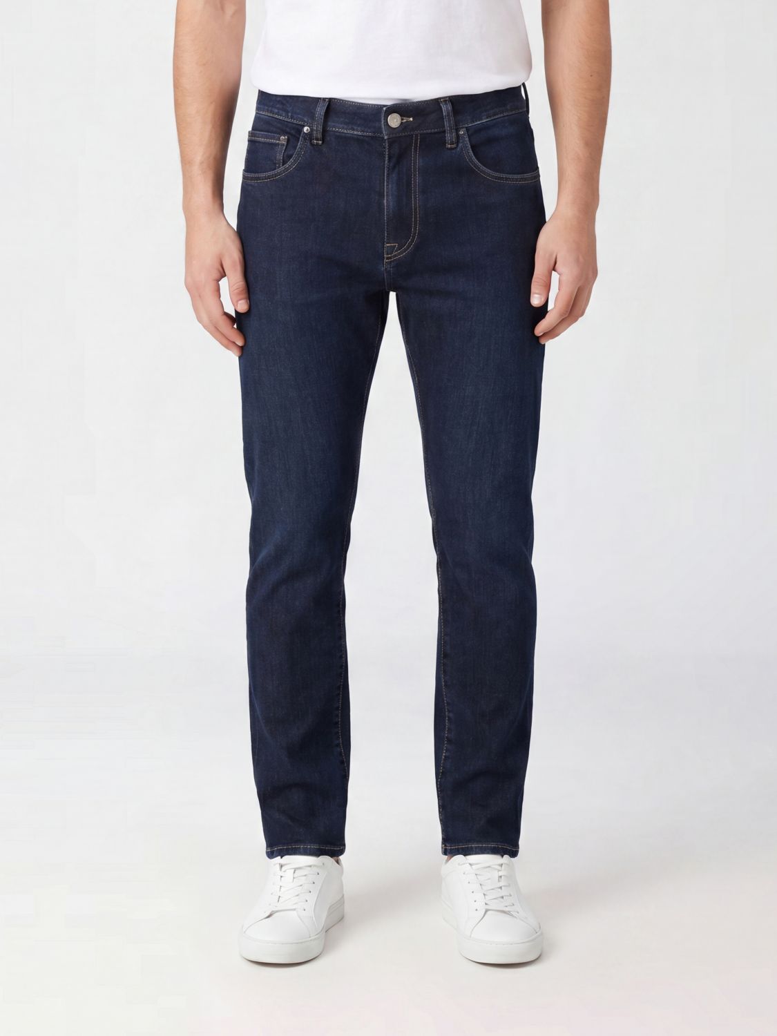 Pants Men color Denim