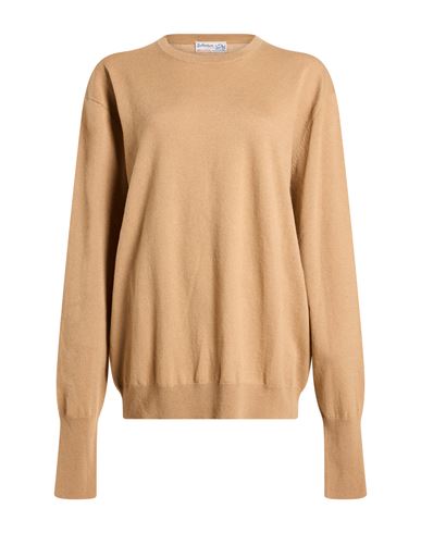 Man Sweater Camel Size 44 Cashmere