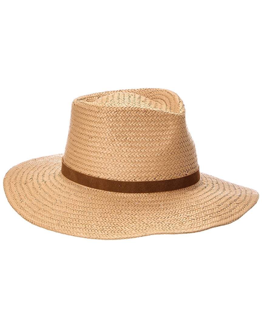 Wide Brim Straw Fedora