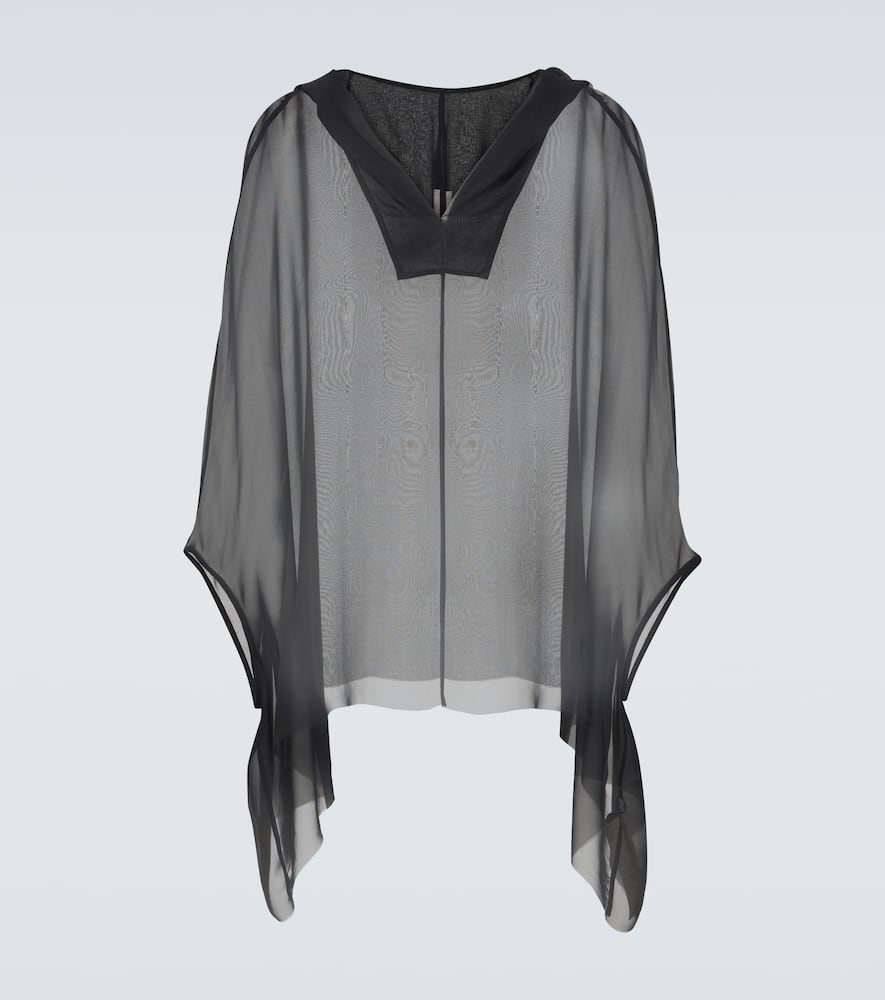 Rick Owens Silk hoodie