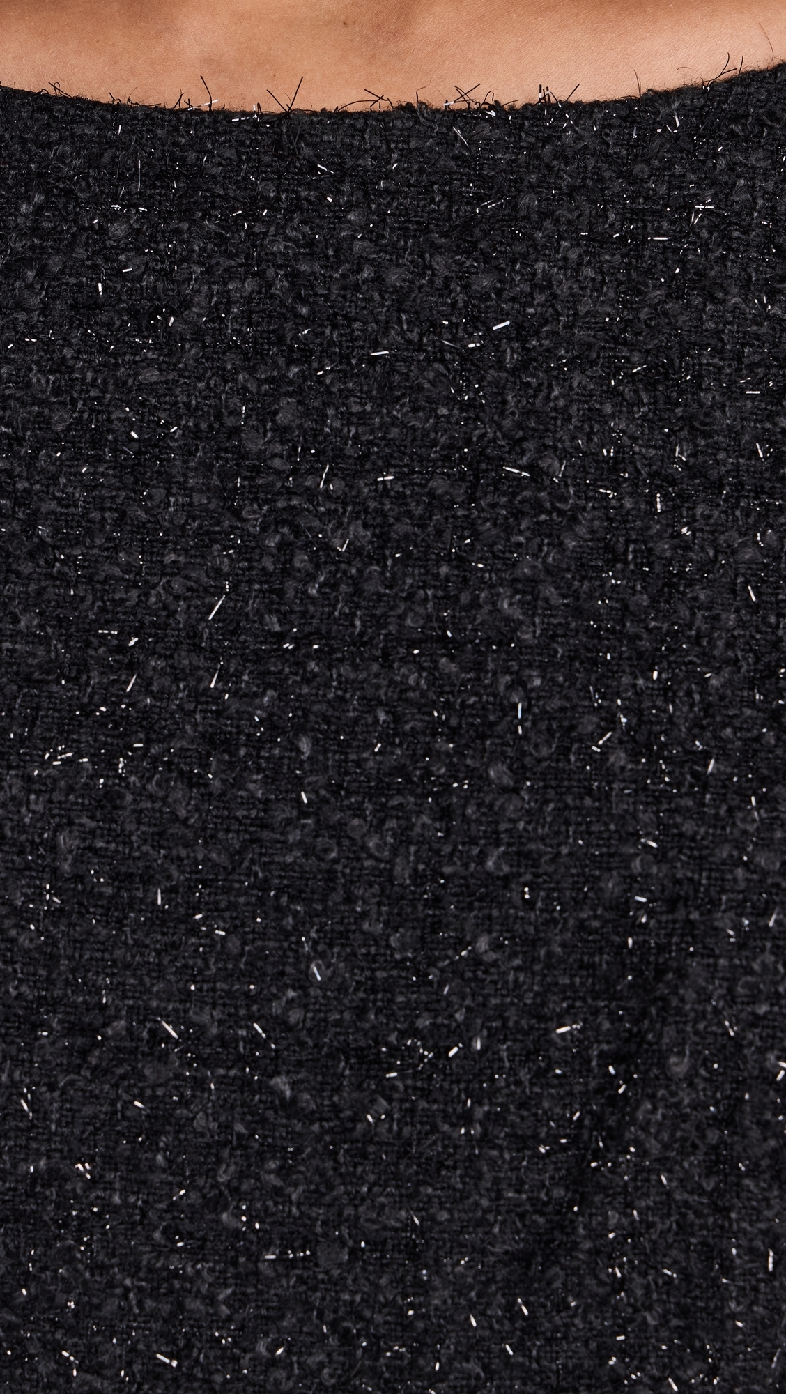 Scooped Back Mini Dress Black