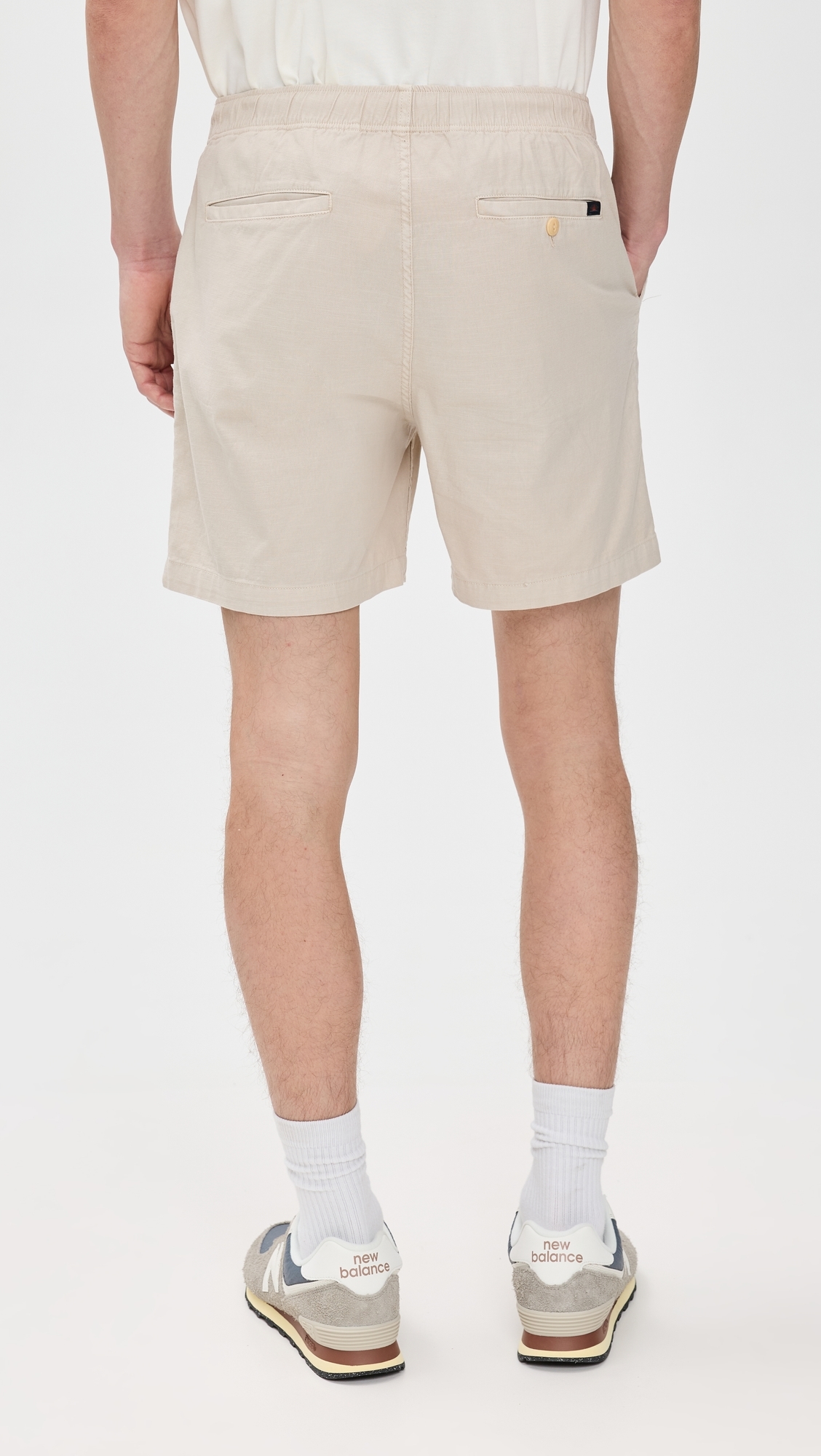 Faherty Essential Drawstring Shorts Stone