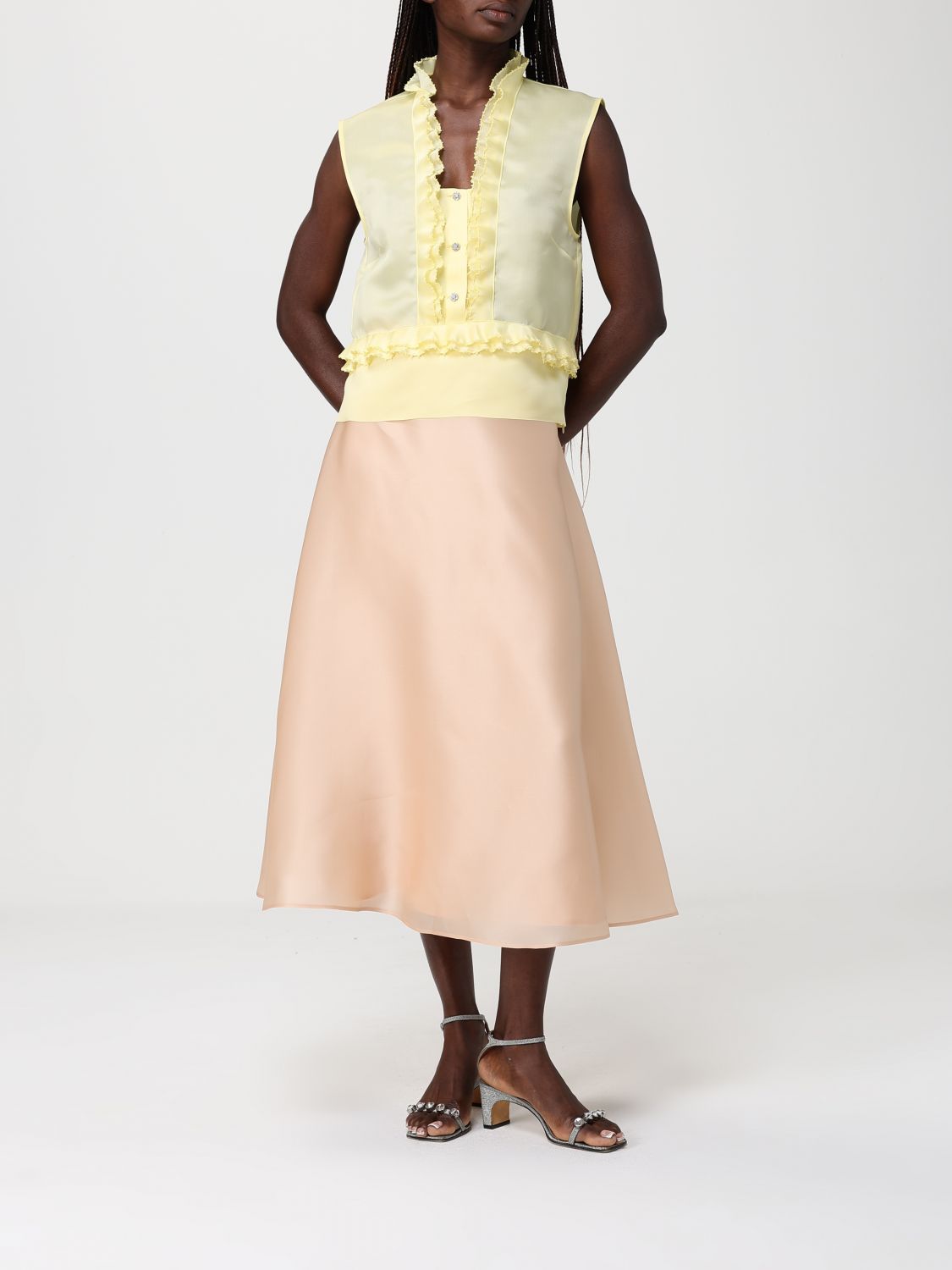 Top Woman color Ivory