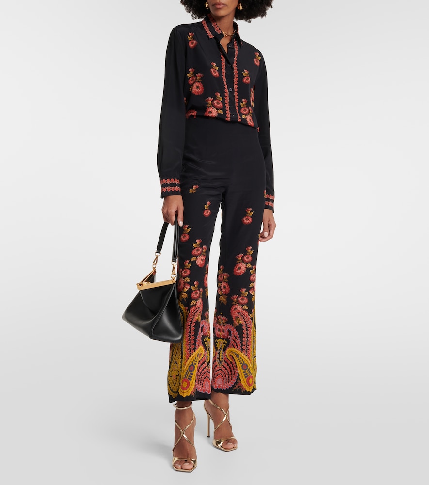 Etro Paisley silk blouse